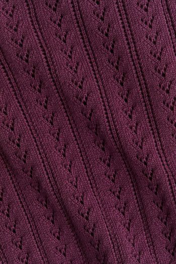 H&M Hole Patterned Cotton Knit Cardigan