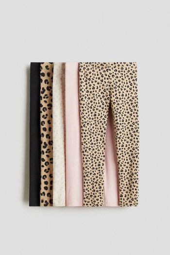 H&M 5-Pack Cotton Leggings