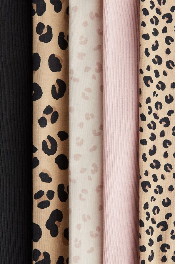 H&M 5-Pack Cotton Leggings