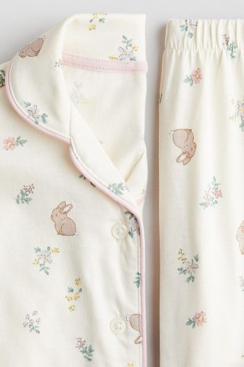 H&M Printed Jersey Pajama Set