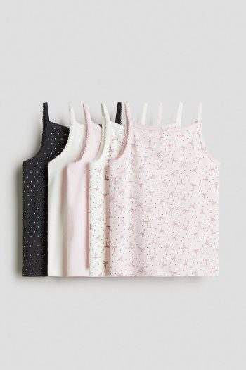 H&M Set of 5 Sleeveless Jersey Tops