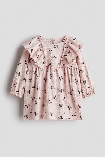 H&M Cotton Crinkle Dress