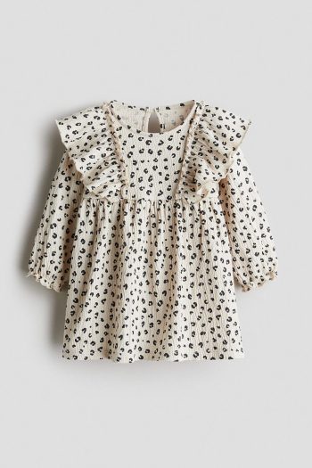 H&M Cotton Crinkle Dress