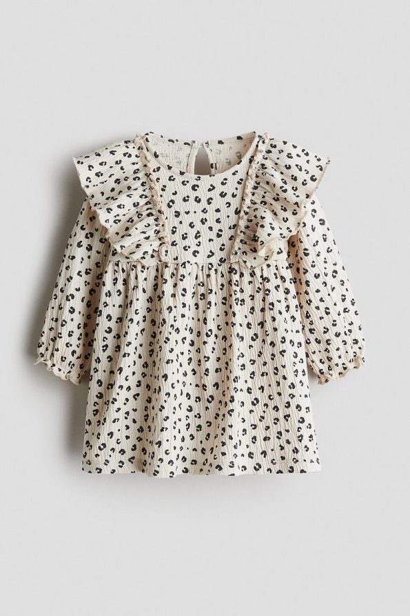 H&M Cotton Crinkle Dress