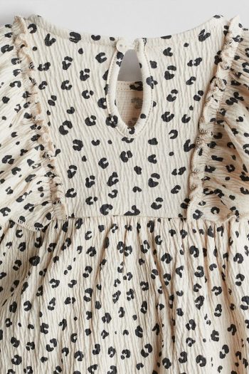 H&M Cotton Crinkle Dress