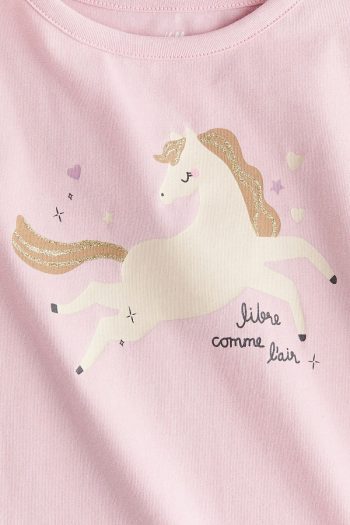 H&M Printed Jersey Top