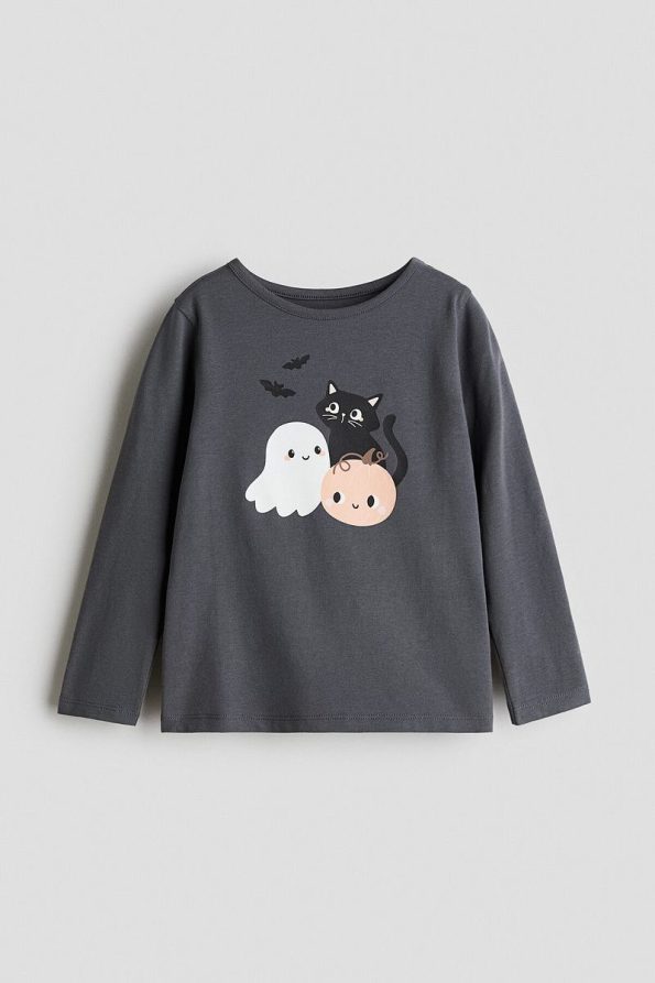 H&M Printed Jersey Top