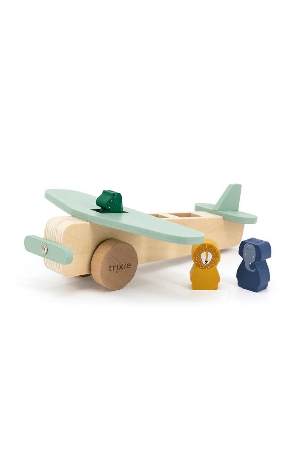 Trixie Wooden Animal Airplane