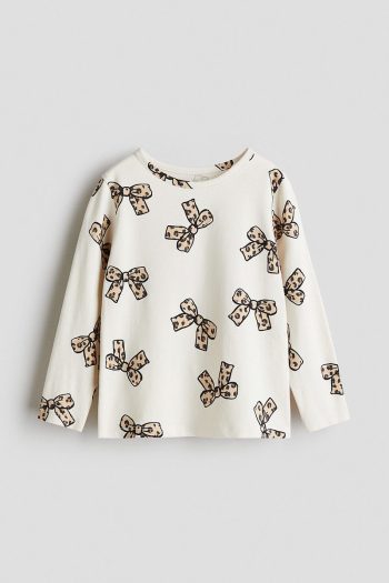 H&M Printed Jersey Top