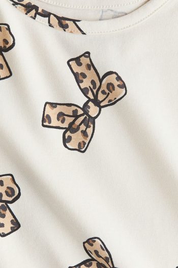 H&M Printed Jersey Top