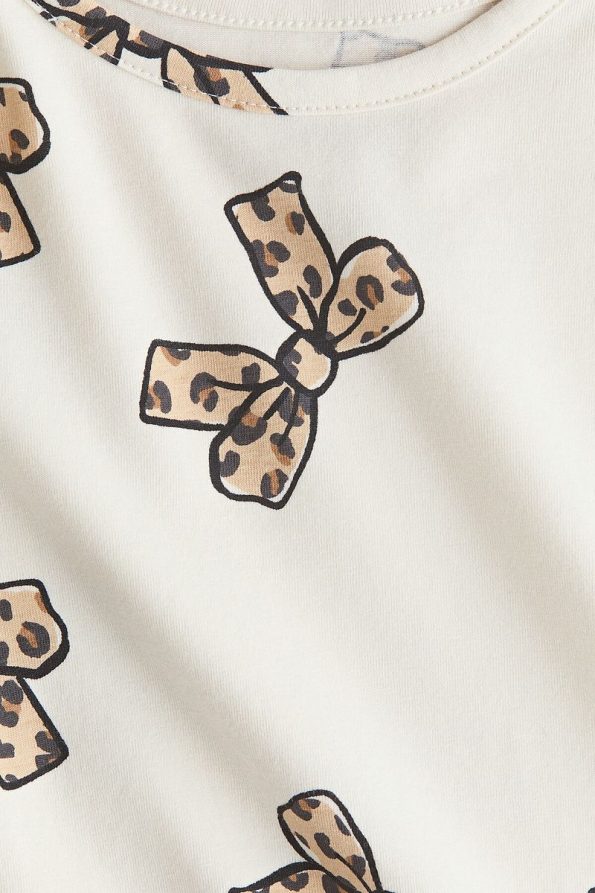 H&M Printed Jersey Top