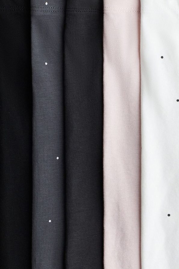 H&M Set of 5 Jersey Leggings