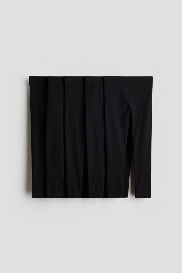 H&M Set of 5 Jersey Leggings