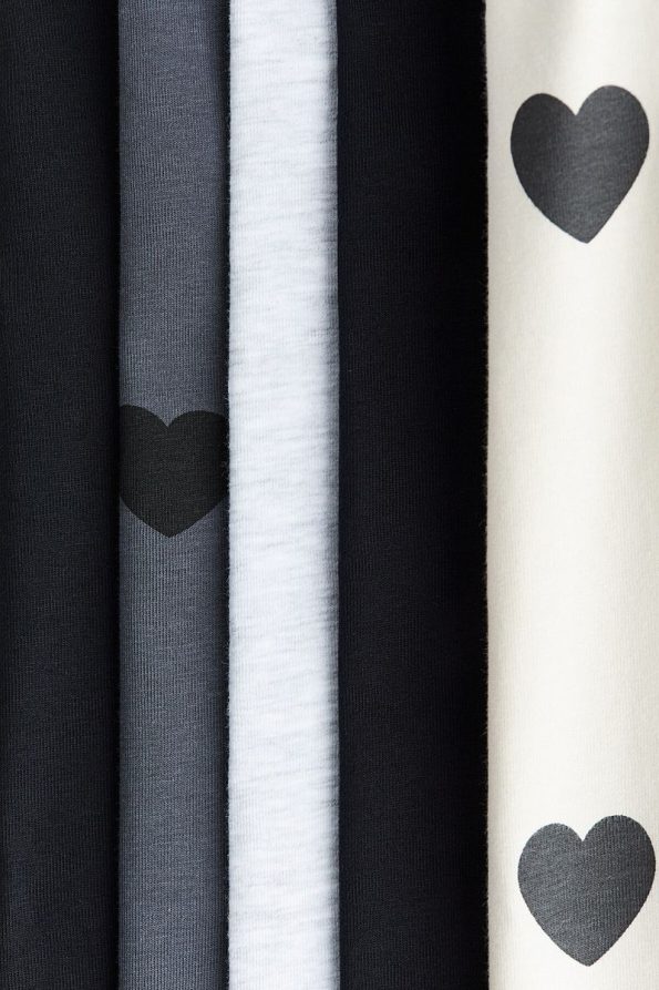 H&M Set of 5 Jersey Leggings