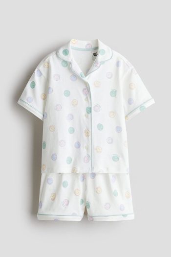H&M Cotton Printed Pajama Set