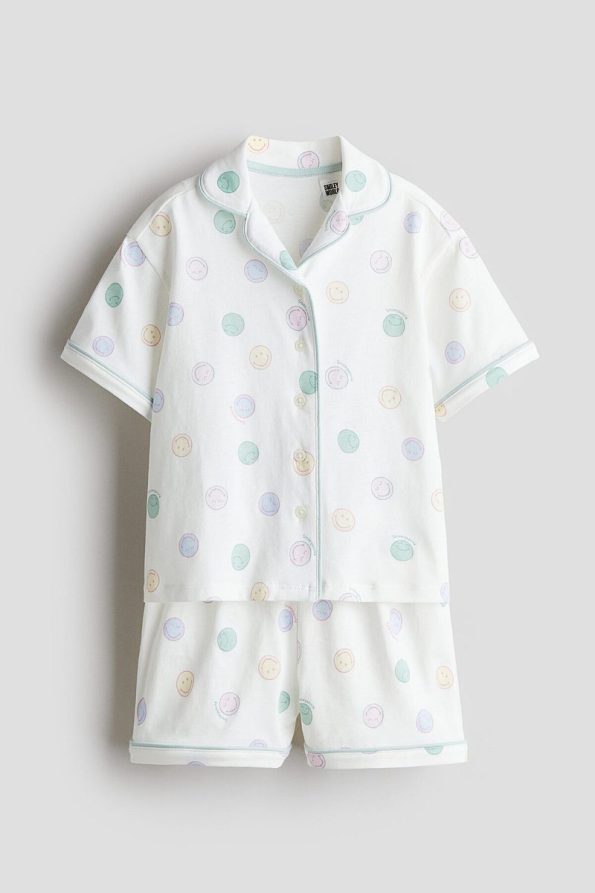 H&M Cotton Printed Pajama Set
