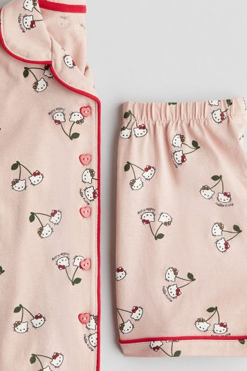 H&M Cotton Printed Pajama Set