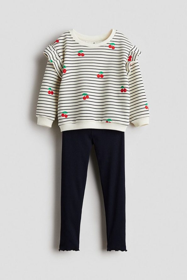 H&M 2-Piece Sweatshirt and Leggings Set