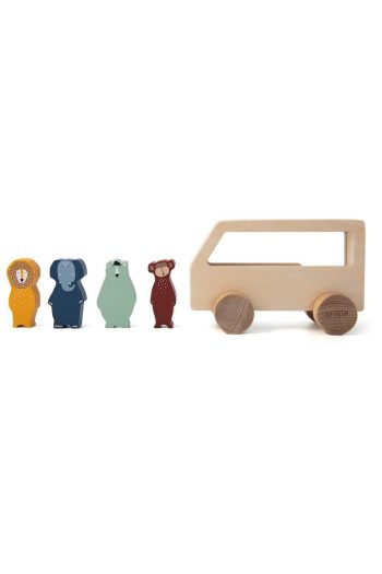 Trixie - Wooden Animal Bus Toy