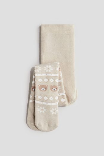 H&M Towel Fabric Lined Tights