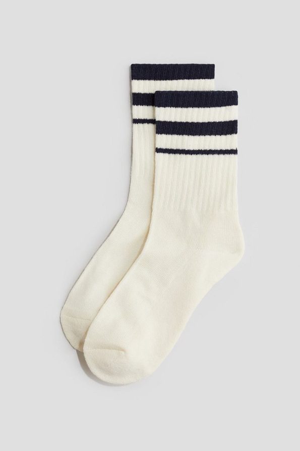 H&M Set of 5 Ribbed Terry Socks
