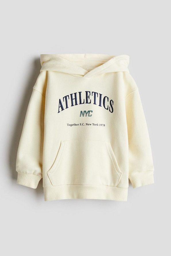 H&M Printed Hooded Top