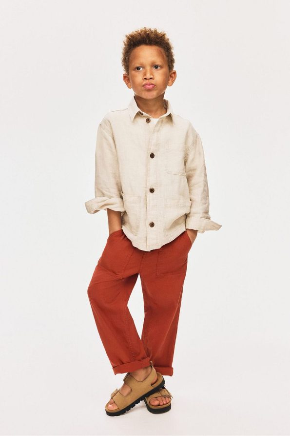 H&M Linen Blend Pants