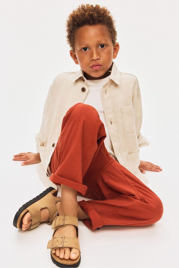 H&M Linen Blend Pants