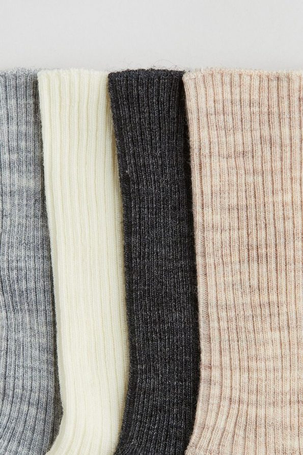 H&M 4-Pack Wool Blend Socks