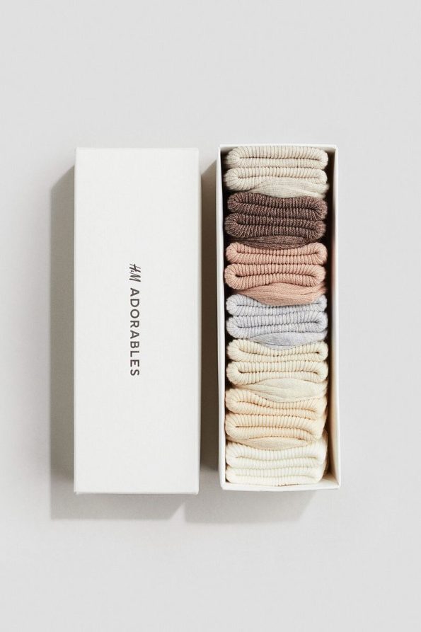H&M 7-Pack Cotton Blend Socks