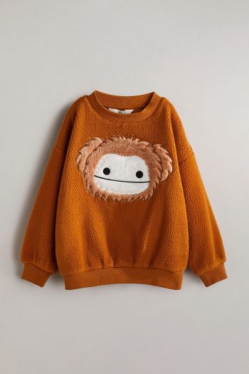 H&M Oversized Plush Sweatshirt