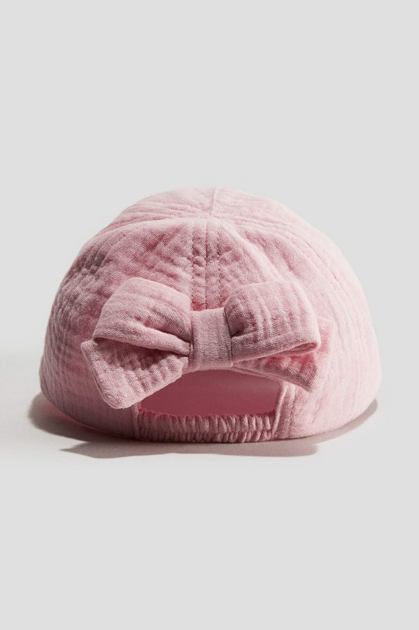H&M Bow Detail Muslin Hat