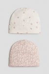 H&M Cotton Beanie Set
