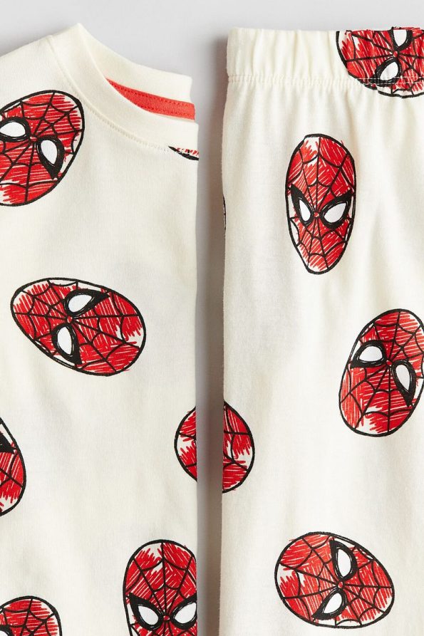 H&M Cotton Printed Jersey Pajama Set