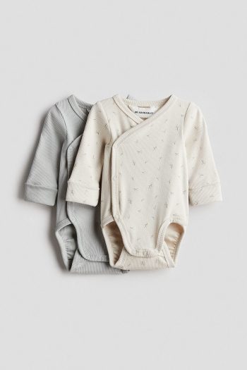 H&M 2-Pack Expandable Bodysuit