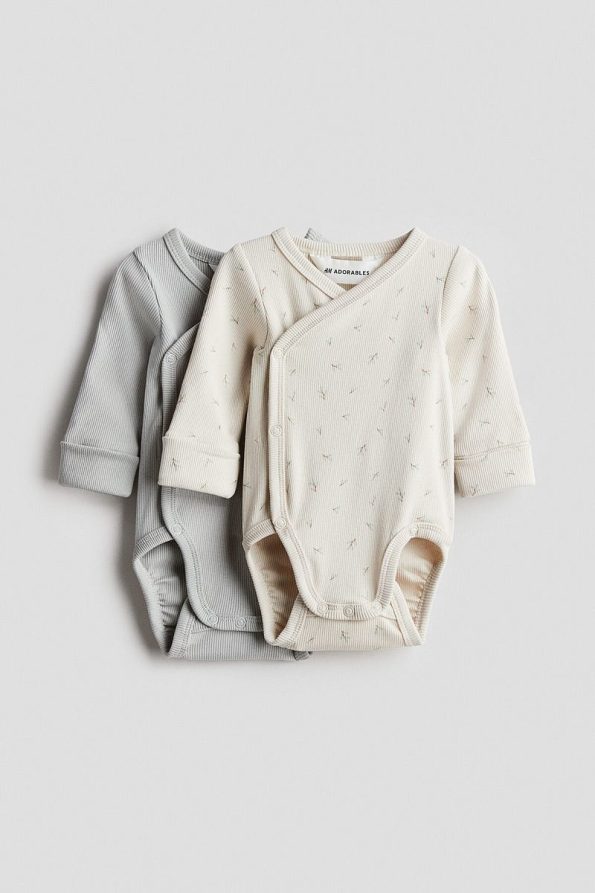 H&M 2-Pack Expandable Bodysuit