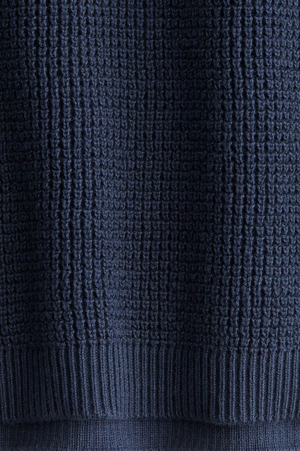 H&M Honeycomb Knit Crew Neck Sweater