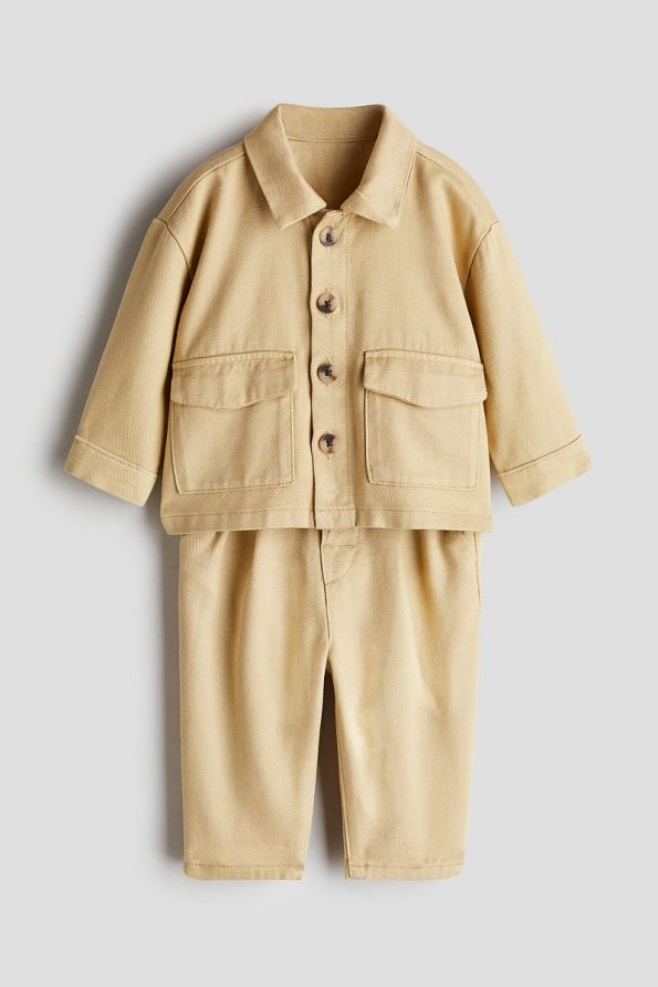 H&M 2-Piece Overshirt and Pants Set