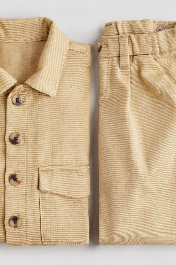 H&M 2-Piece Overshirt and Pants Set