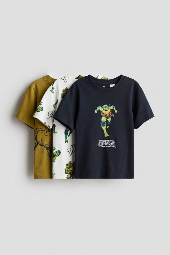 H&M Set of 3 Printed T-Shirts