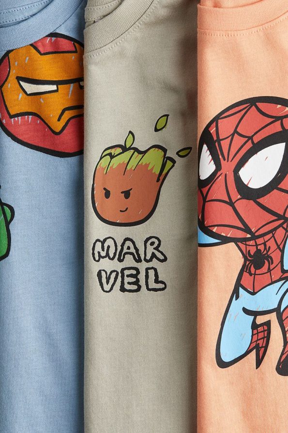H&M Set of 3 Printed T-Shirts