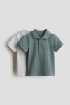 H&M 2-Pack Cotton Polo Shirts