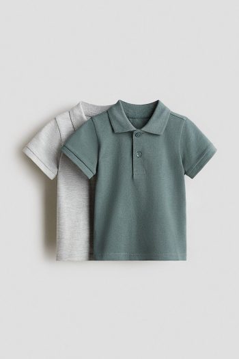 H&M 2-Pack Cotton Polo Shirts