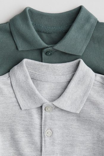 H&M 2-Pack Cotton Polo Shirts