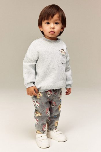 H&M Patterned Detail Sweatshirt