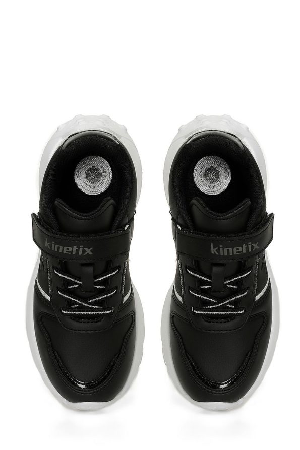 Kinetix LITOR F Black Girls' Sports Shoes