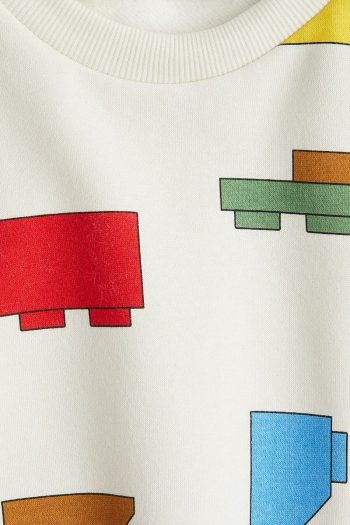 H&M Printed Oversized Sweatshirt