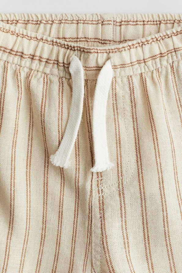 H&M Linen Blend Jogger Pants