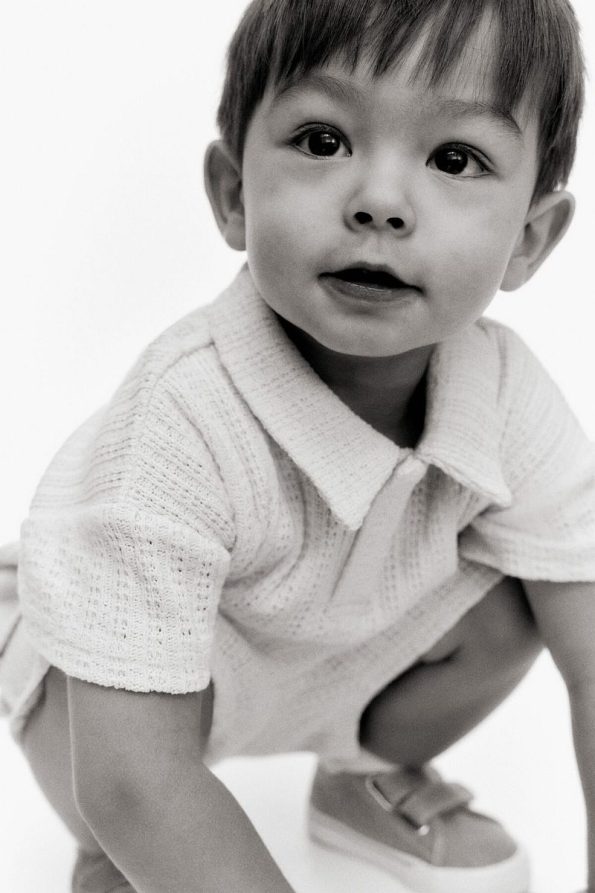 H&M Two-Piece Polo T-Shirt and Shorts Set
