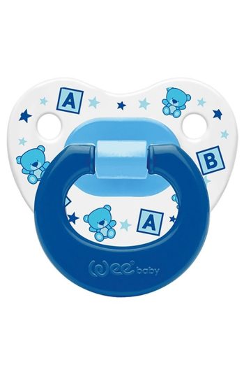 Wee Baby Silicone Pacifier 6-18 Months Indigo